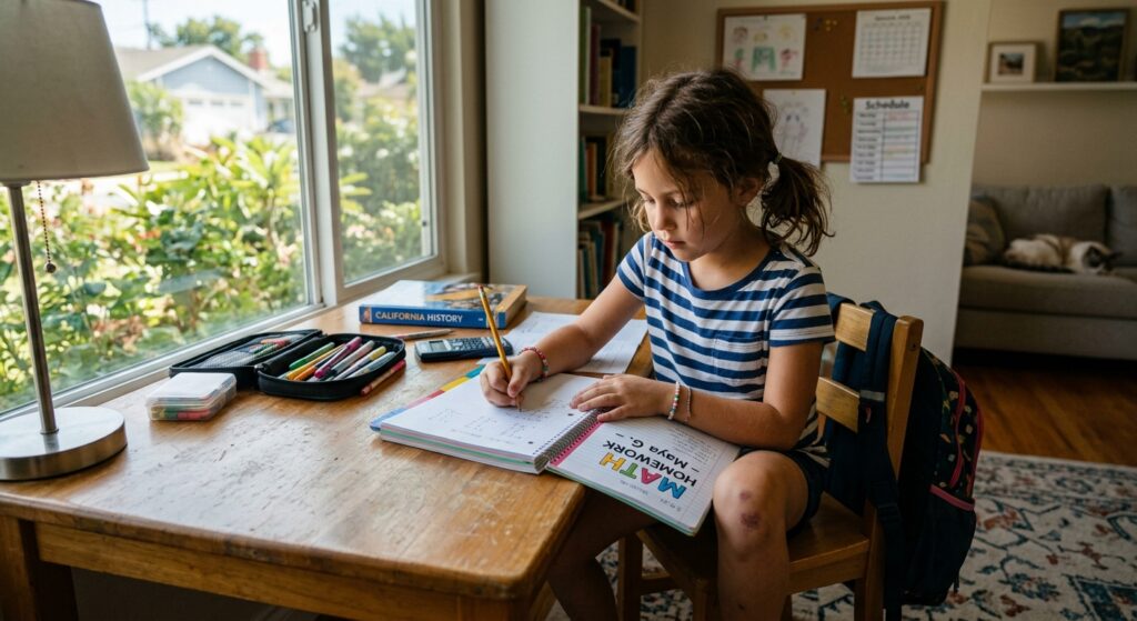 helping with homework