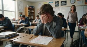 teen getting bad grades
