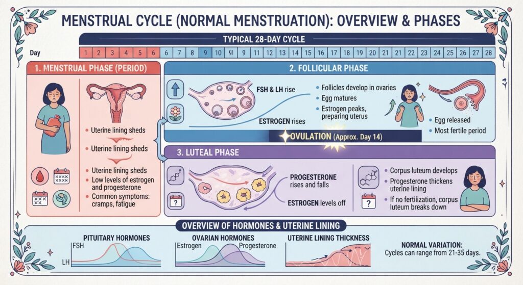 Menstrual Cycle Overview and Phases