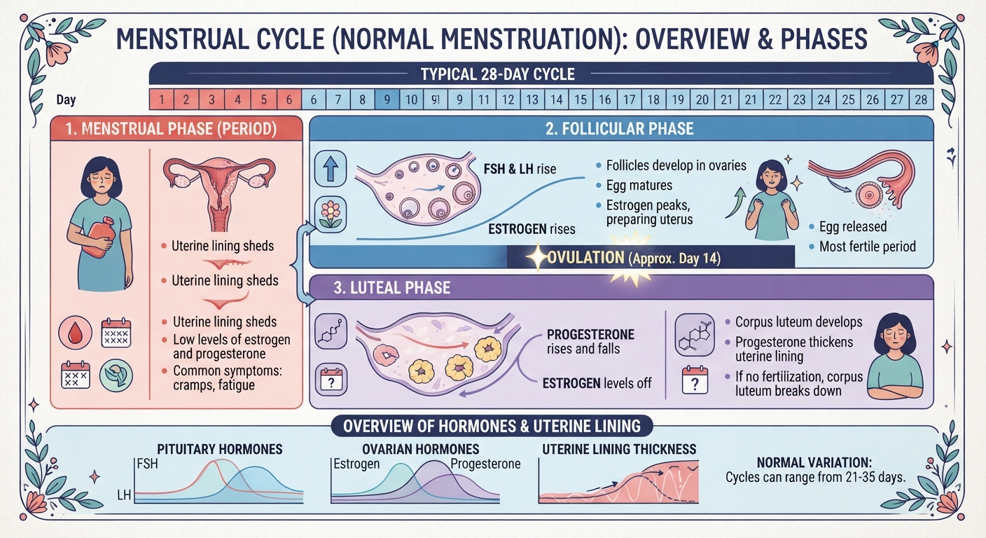 Menstrual Cycle Overview and Phases