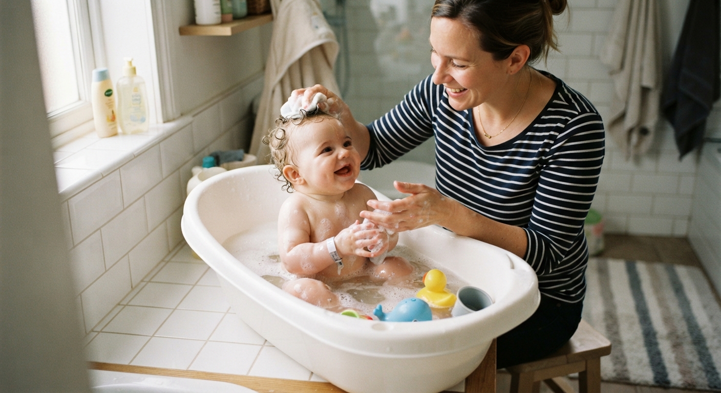 bathing your baby